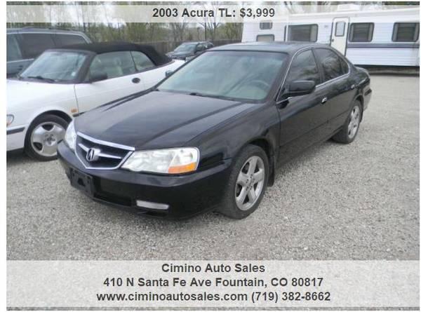 2003 Acura TL 3.2 Type S 4dr Sedan 208472 Miles