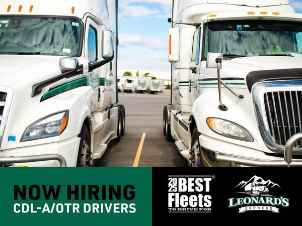 Min $.58 CPM - Regional & OTR - 2022-2025 Best Fleets Winner!